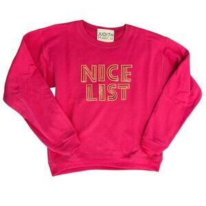 Judith March "Nice List" Sweatshirt Size Large